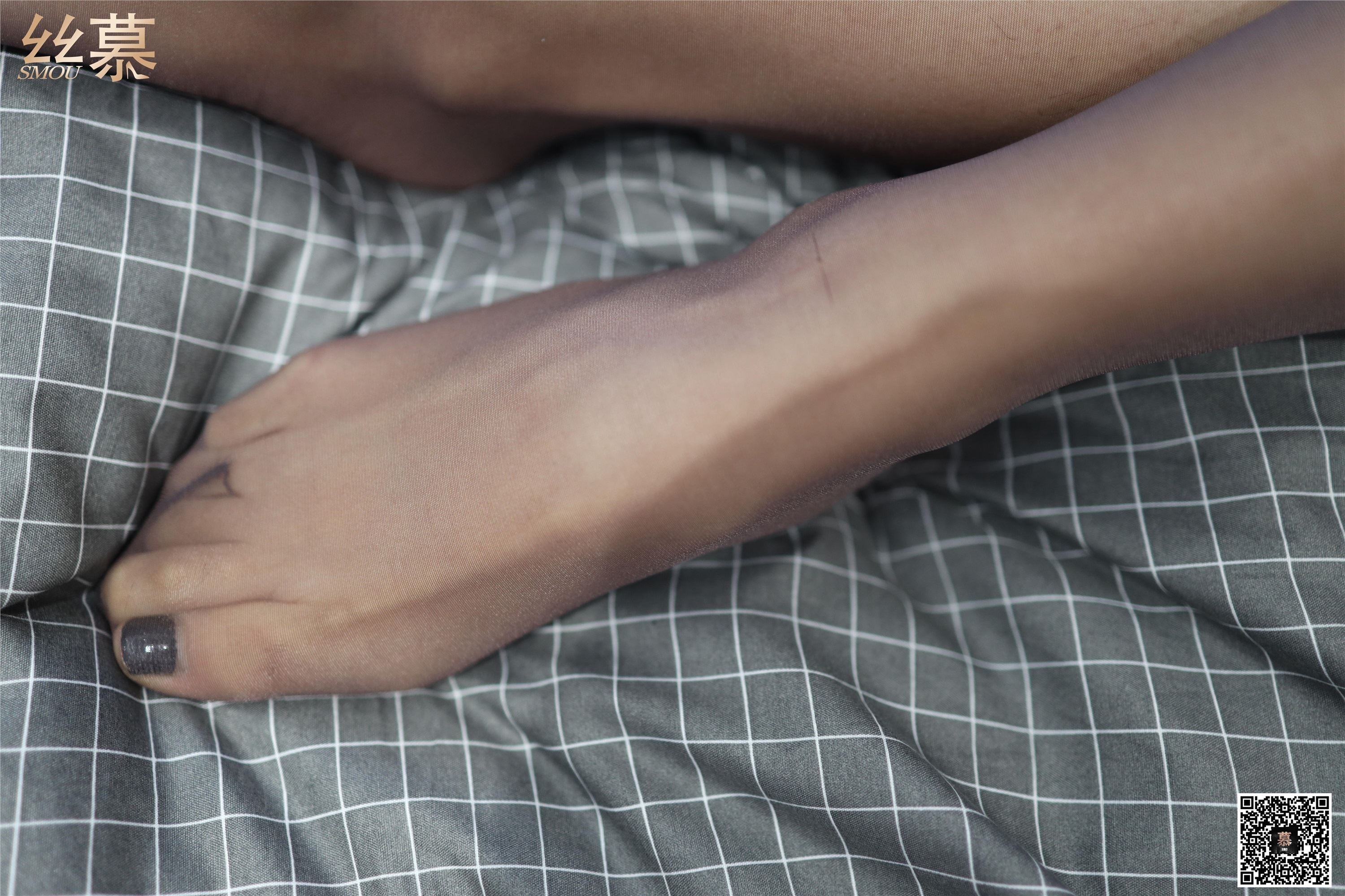 丝慕写真 特写集 TX048 茗茗《独特的紫色丝》